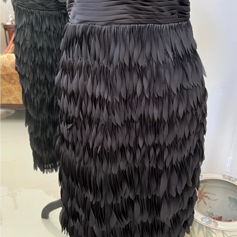 JS Collection Feather Style Halter Dress - Picture 5 of 13